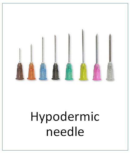 Needle gauge size steroids